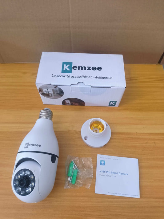 Caméra Ampoule 360° : La sécurité facile et intelligente
